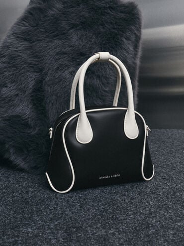 Nelly Two-Tone Bowling Bag, Multi, hi-res