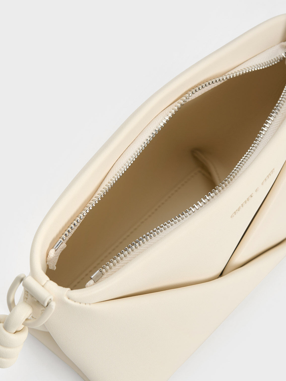 Midori Geometric Crossbody Bag - Cream