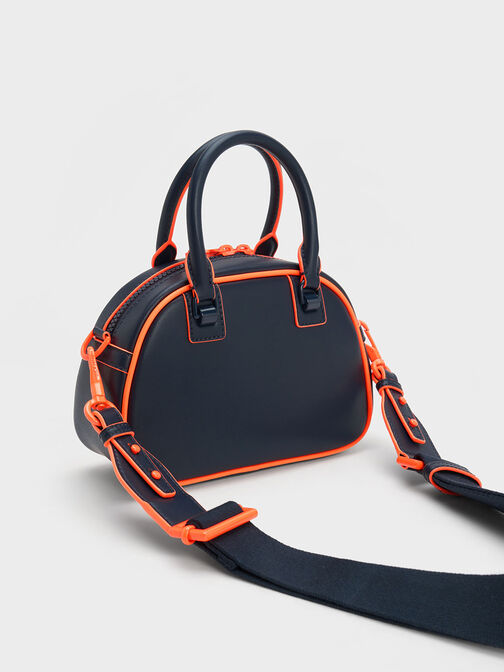 Gwiana Bowling Bag, Navy, hi-res
