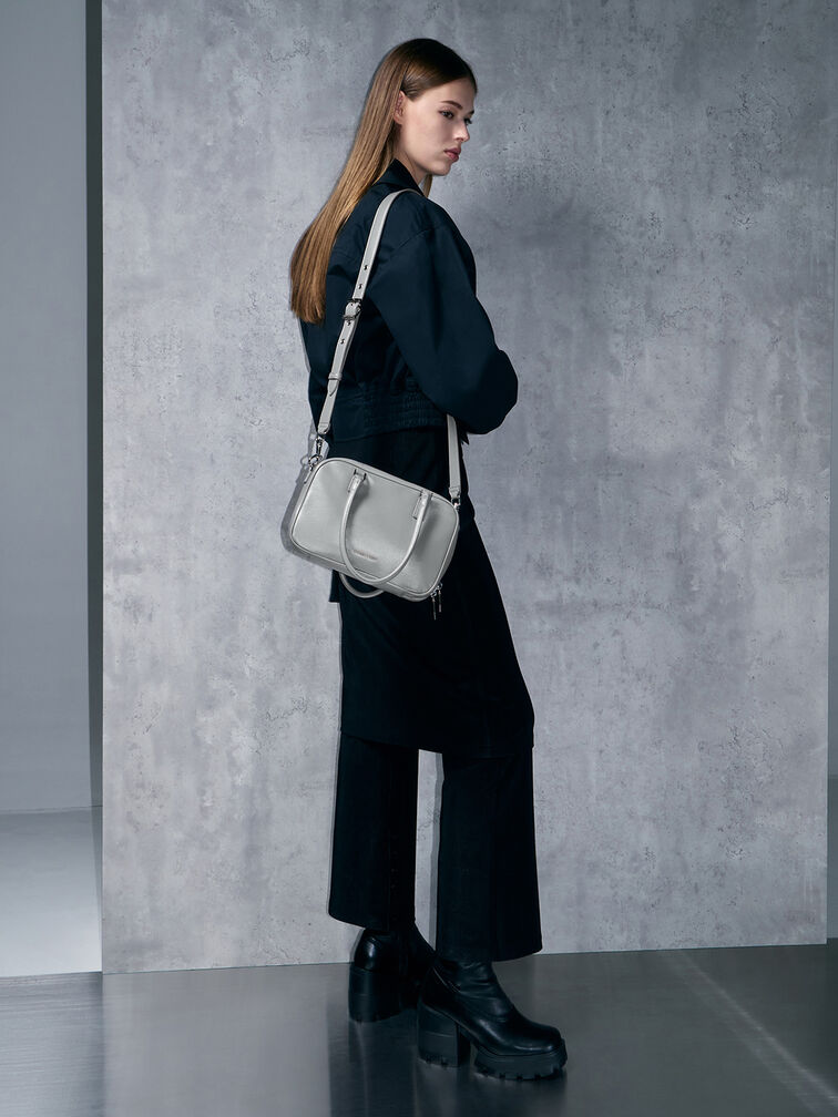Sianna Bowling Bag, Grey, hi-res