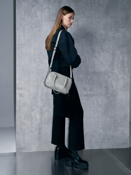 Sianna Bowling Bag, Grey, hi-res