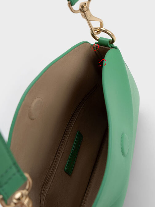 Catena Chain-Handle Bag, Green, hi-res