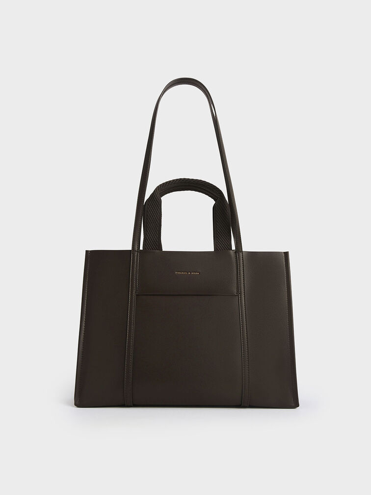 Shalia Tote Bag, Dark Moss, hi-res