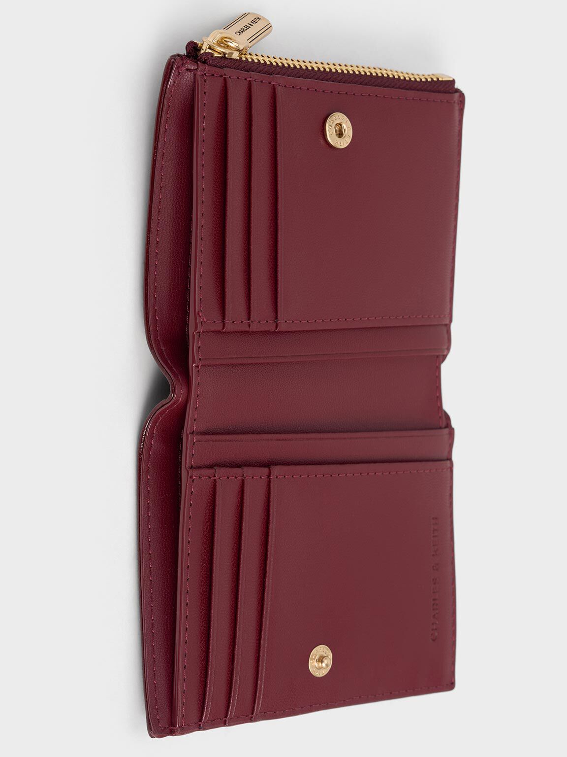 Charles and keith red wallet clearance