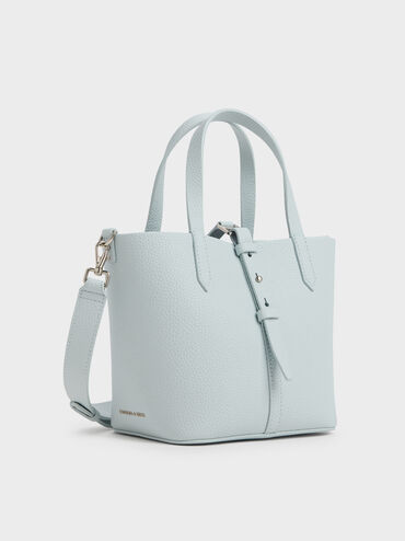 Beryl Belted Bucket Bag, Sea Salt Blue, hi-res