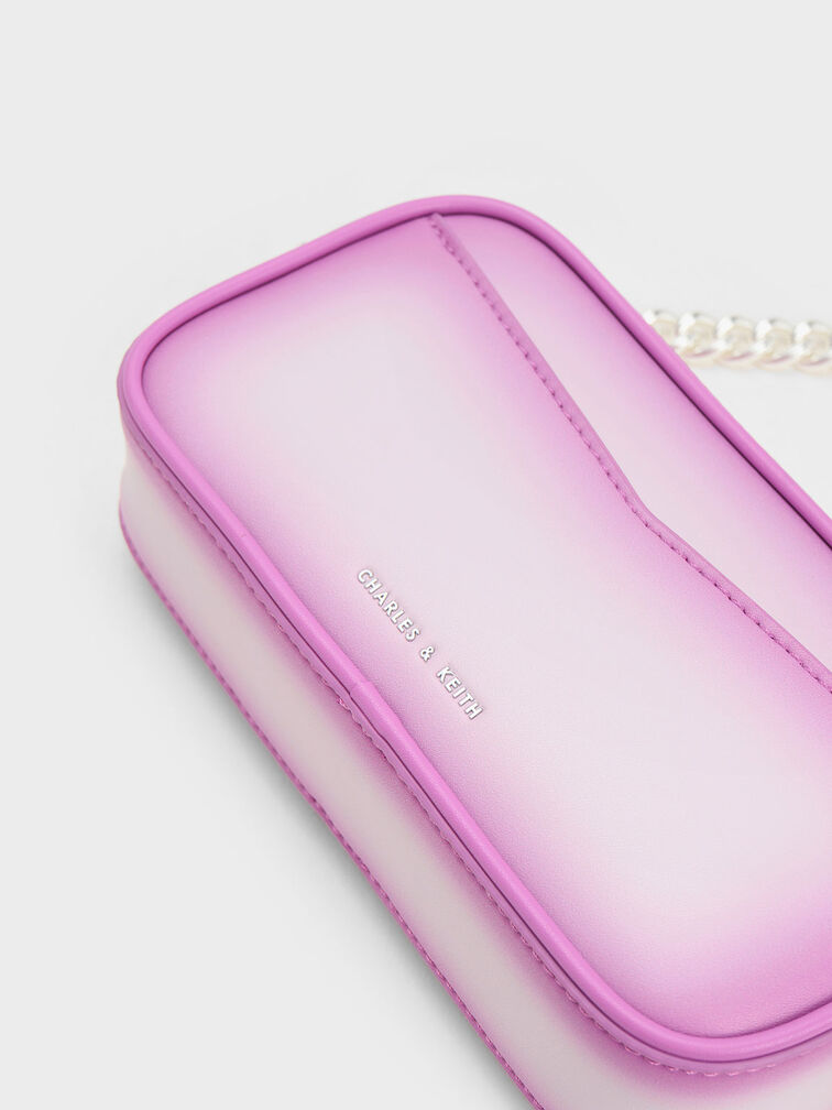 Cayce Ombre Boxy Crossbody Bag, Purple, hi-res