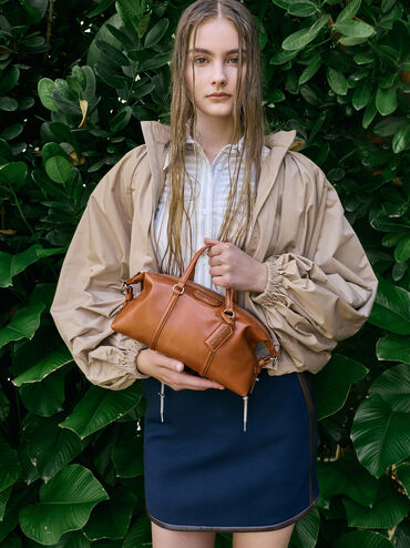 Mini Fergie Bowling Bag, Distressed Tan, hi-res