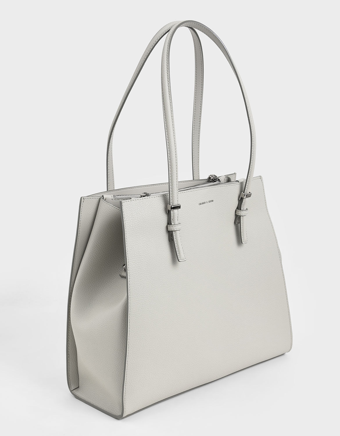 Charles & keith double handle tote bag top