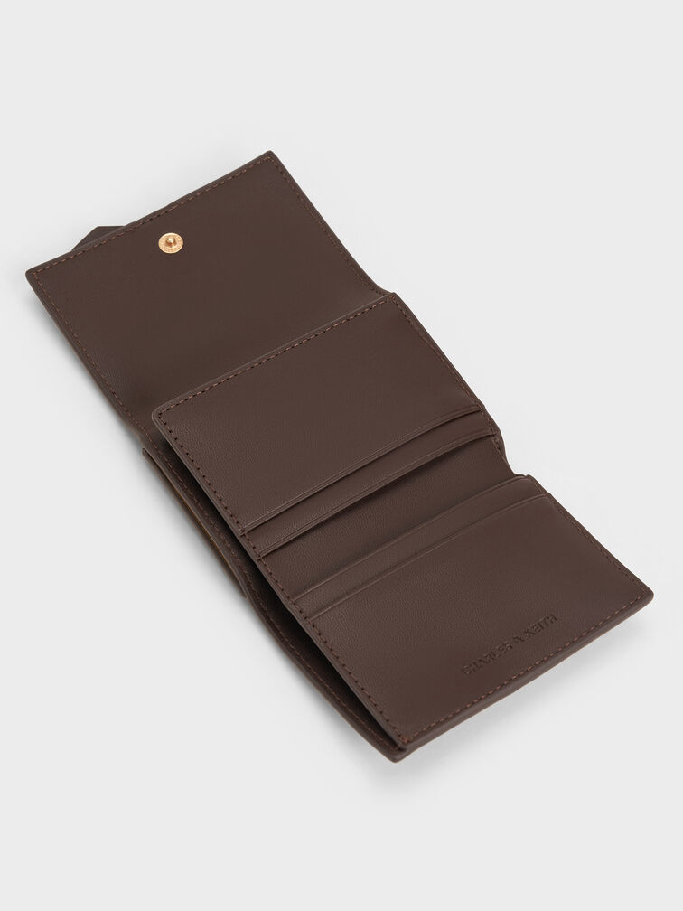 Calla Two-Tone Knotted-Strap Small Wallet, Sahara Sand, hi-res