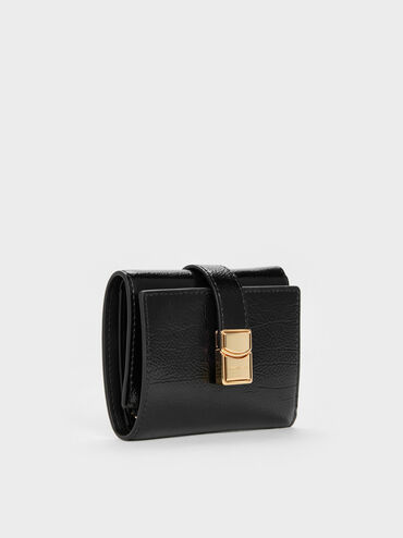 Acelynn Belted Small Wallet, Black, hi-res