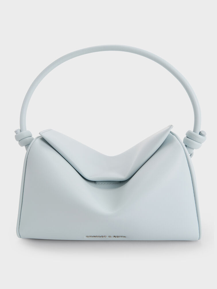 Sammie Knotted-Handle Boxy Bag, Sea Salt Blue, hi-res