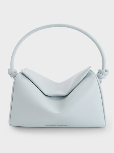 Sammie Knotted-Handle Boxy Bag, Sea Salt Blue, hi-res