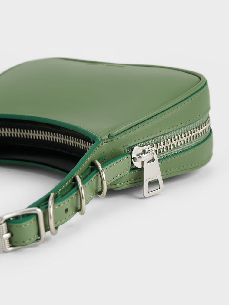 Mini Rebel Hobo Bag, Green, hi-res