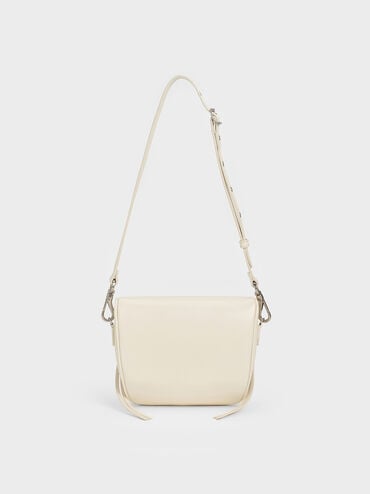 Xylia Multi-Zip Crossbody Bag, Cream, hi-res