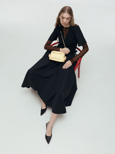 Duo Quilted Crossbody Bag, Butter Yellow, hi-res