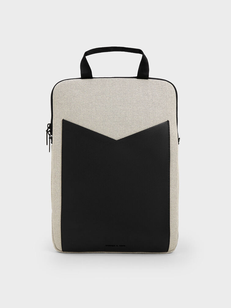 Gaia Canvas Laptop Bag, Multi, hi-res
