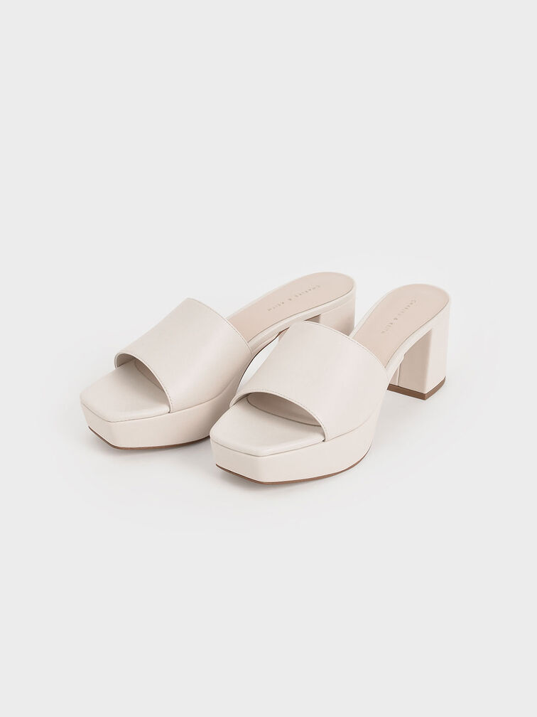 Platform Mules, Chalk, hi-res