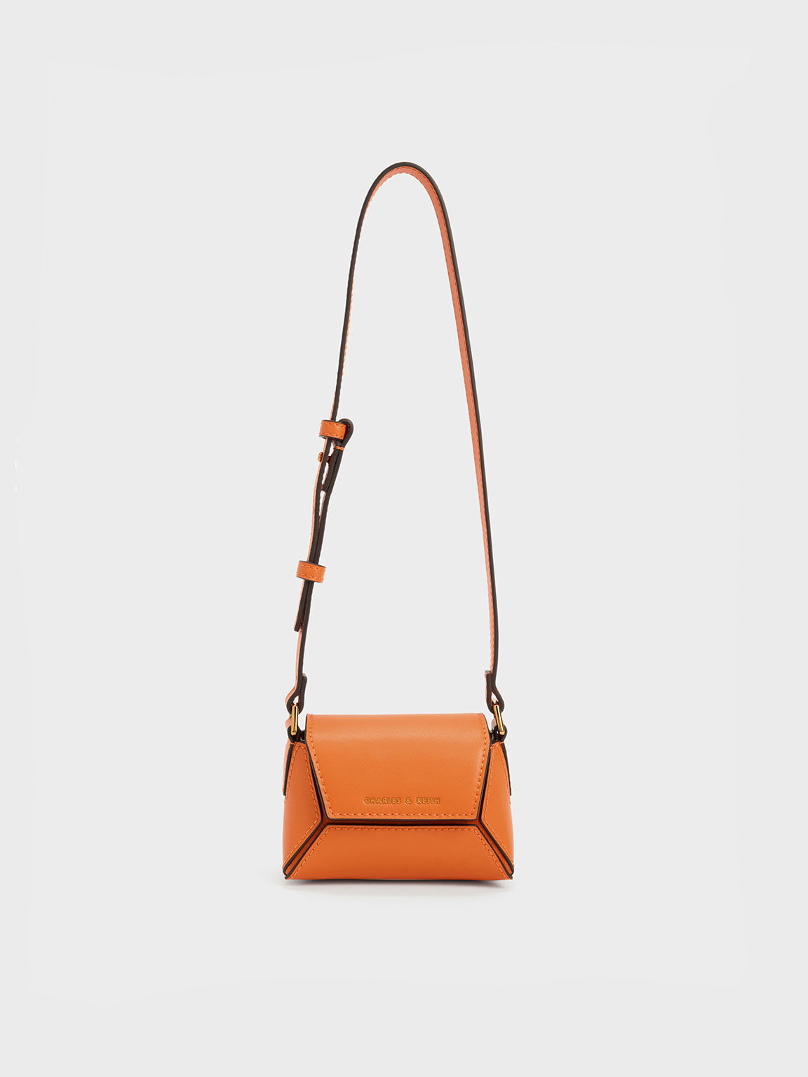 Nasrin Geometric Mini Bag Orange