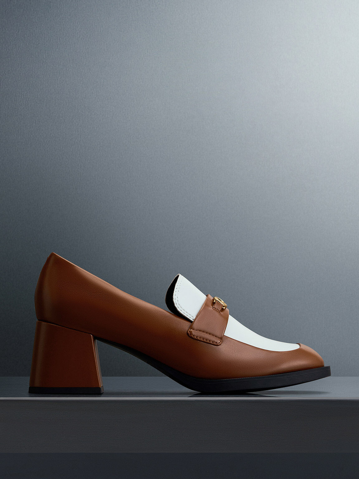 High heeled discount loafers womens
