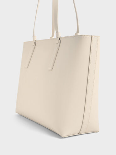 Noelle Tote Bag, Ivory, hi-res