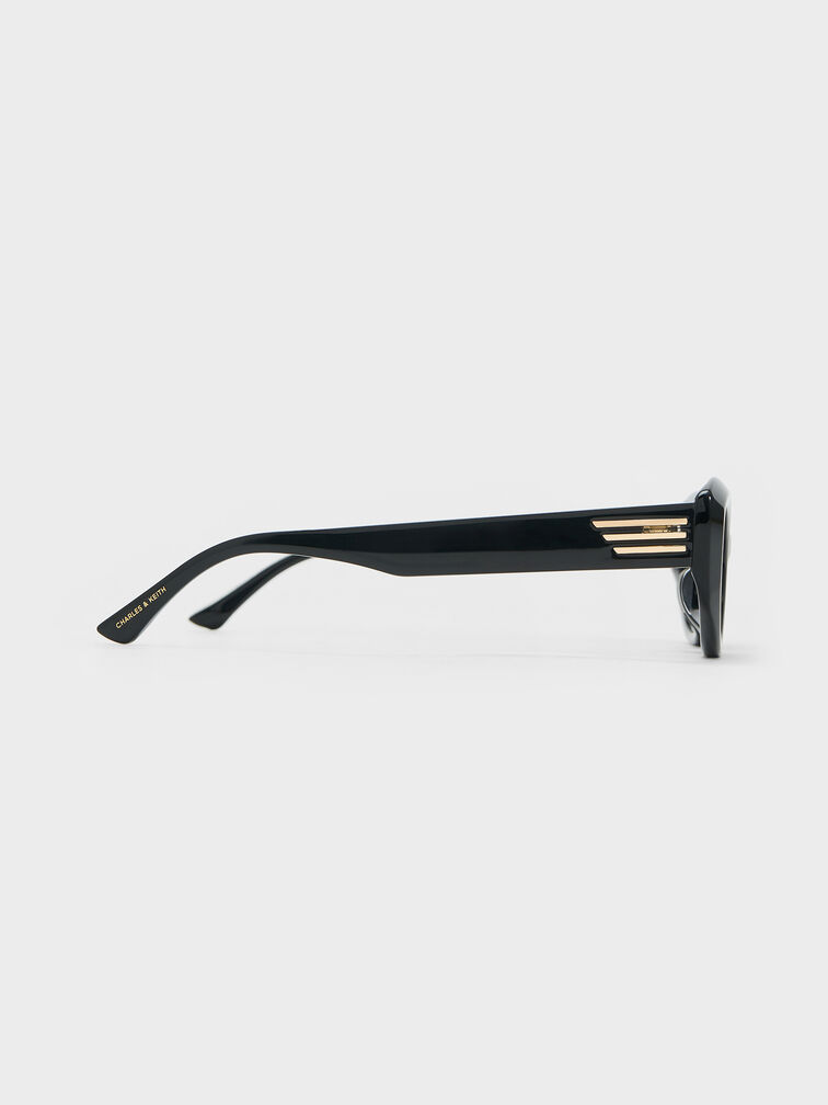Birdie Recycled Acetate Sunglasses, Noir, hi-res