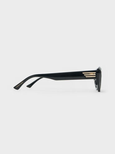 Birdie Recycled Acetate Sunglasses, Noir, hi-res