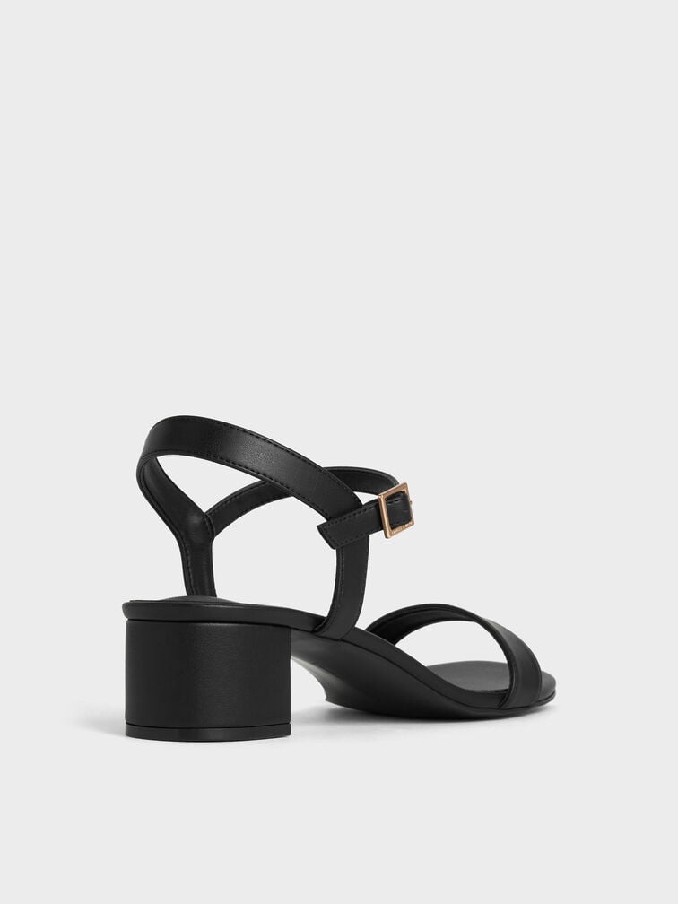 Alec Block-Heel Ankle-Strap Sandals, Black, hi-res