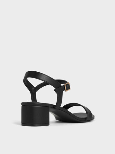 Alec Block-Heel Ankle-Strap Sandals, Black, hi-res