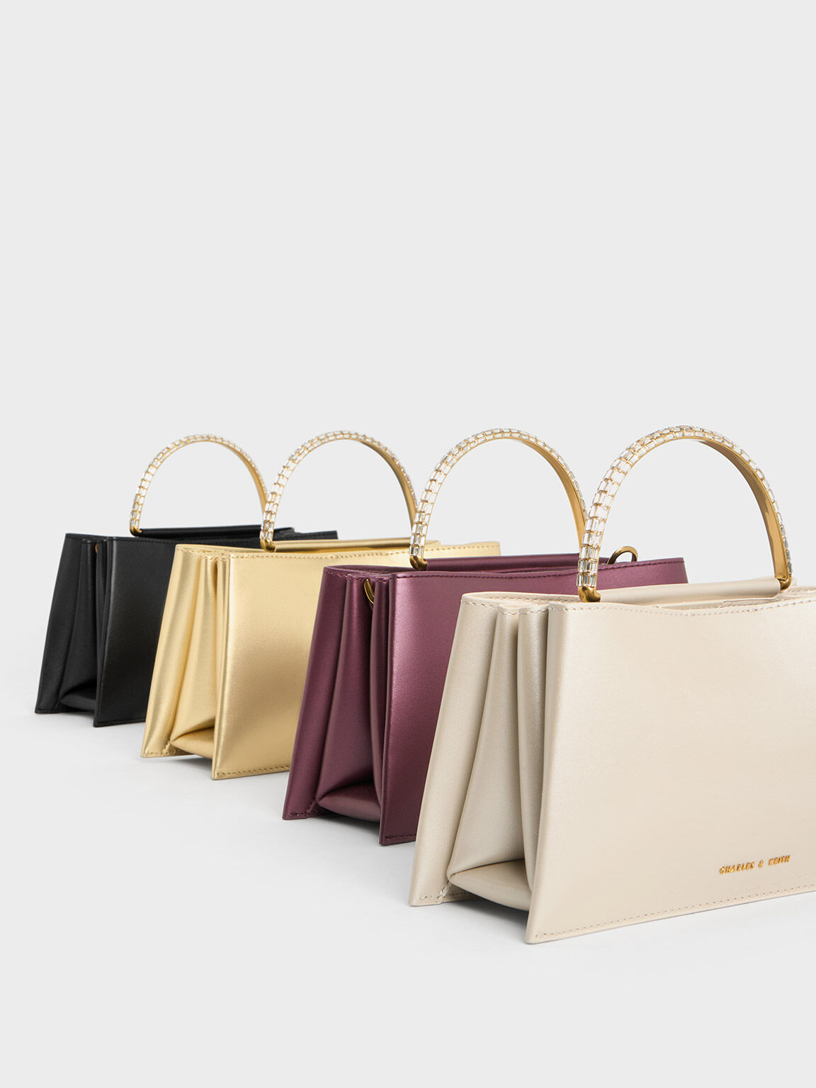 Charles and keith prune bag clearance