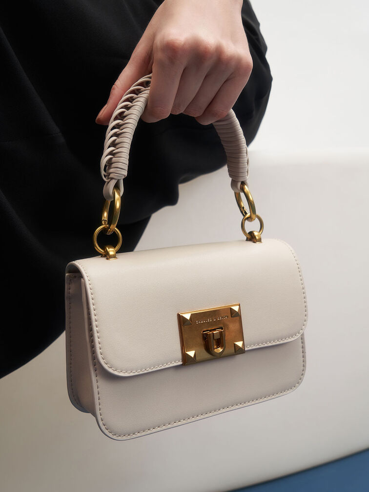 Raleigh Top Handle Bag, Ivory, hi-res