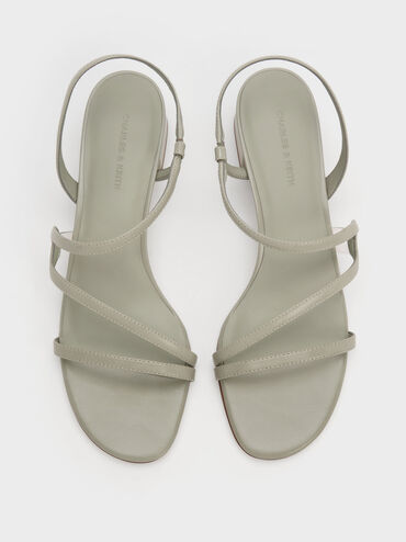 Arden Wavy Slingback Sandals, Mint Green, hi-res