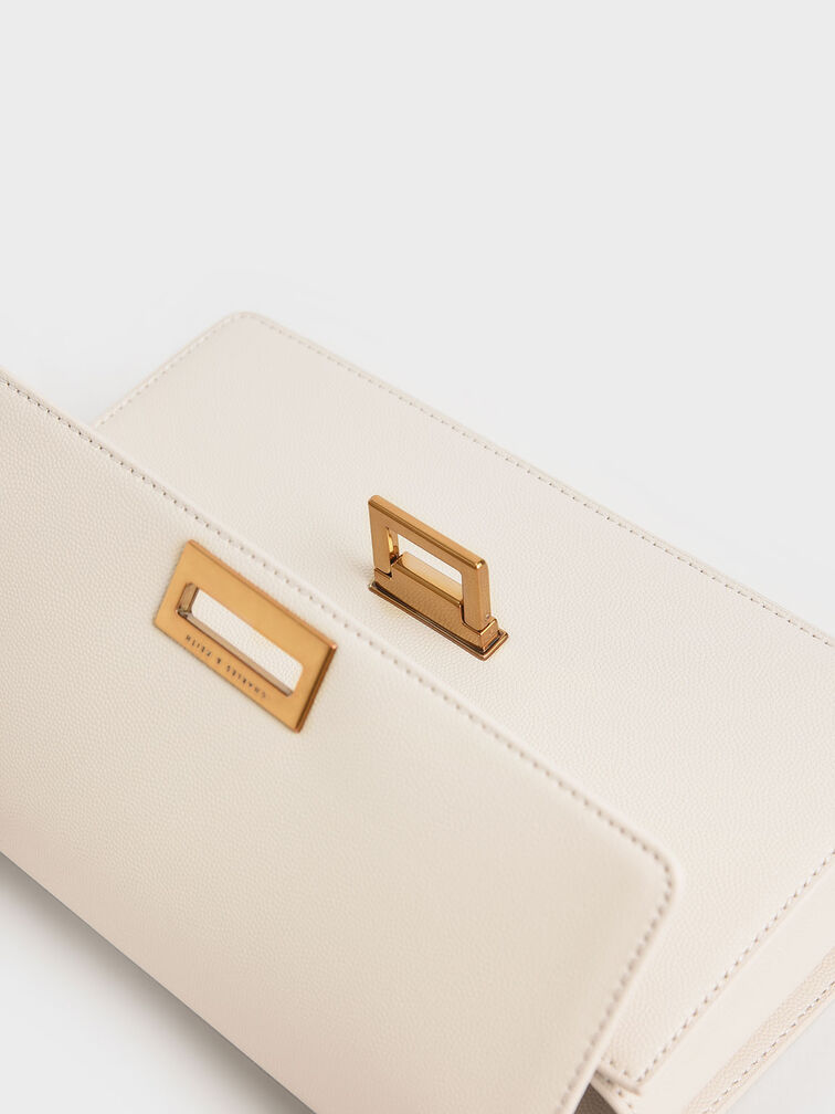 Everline Braided-Strap Shoulder Bag, Cream, hi-res