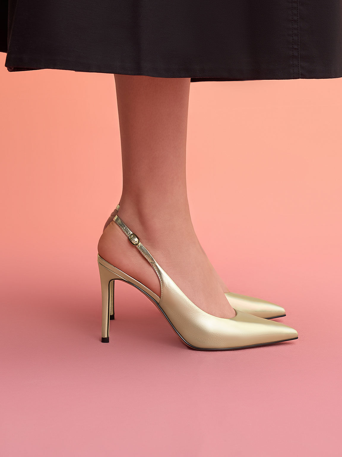 Luxe Affair - Gold | Embellished Pointed Toe Pumps – MISS LOLA