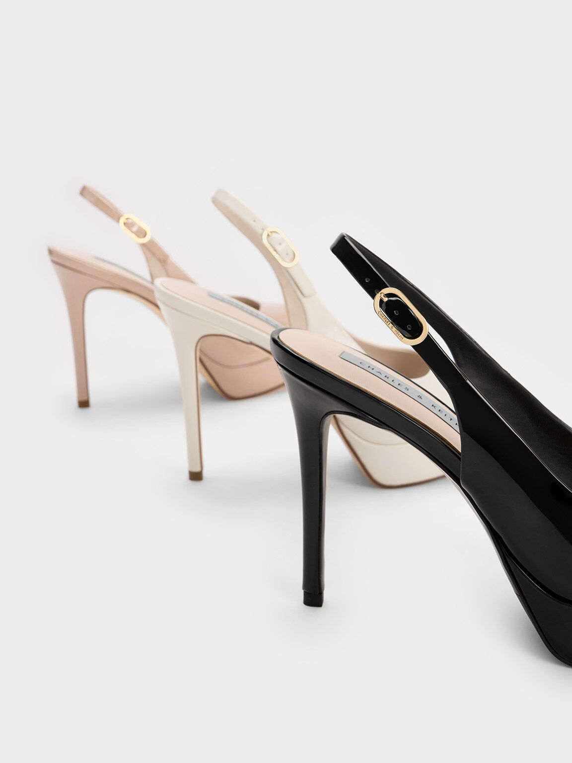 Nude slingback sales sandals