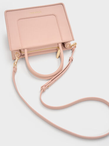 Mini Daylla Tote Bag, Light Pink, hi-res