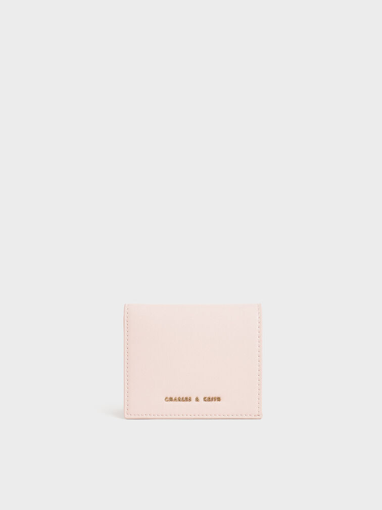 Daisy Bi-Fold Small Wallet, Light Pink, hi-res
