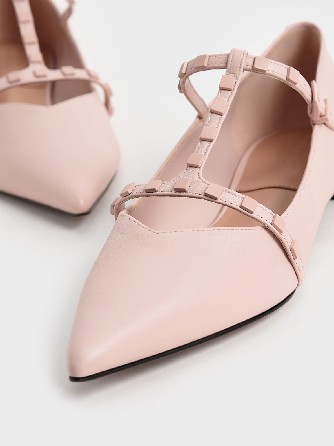 Strappy ballerina flats clearance