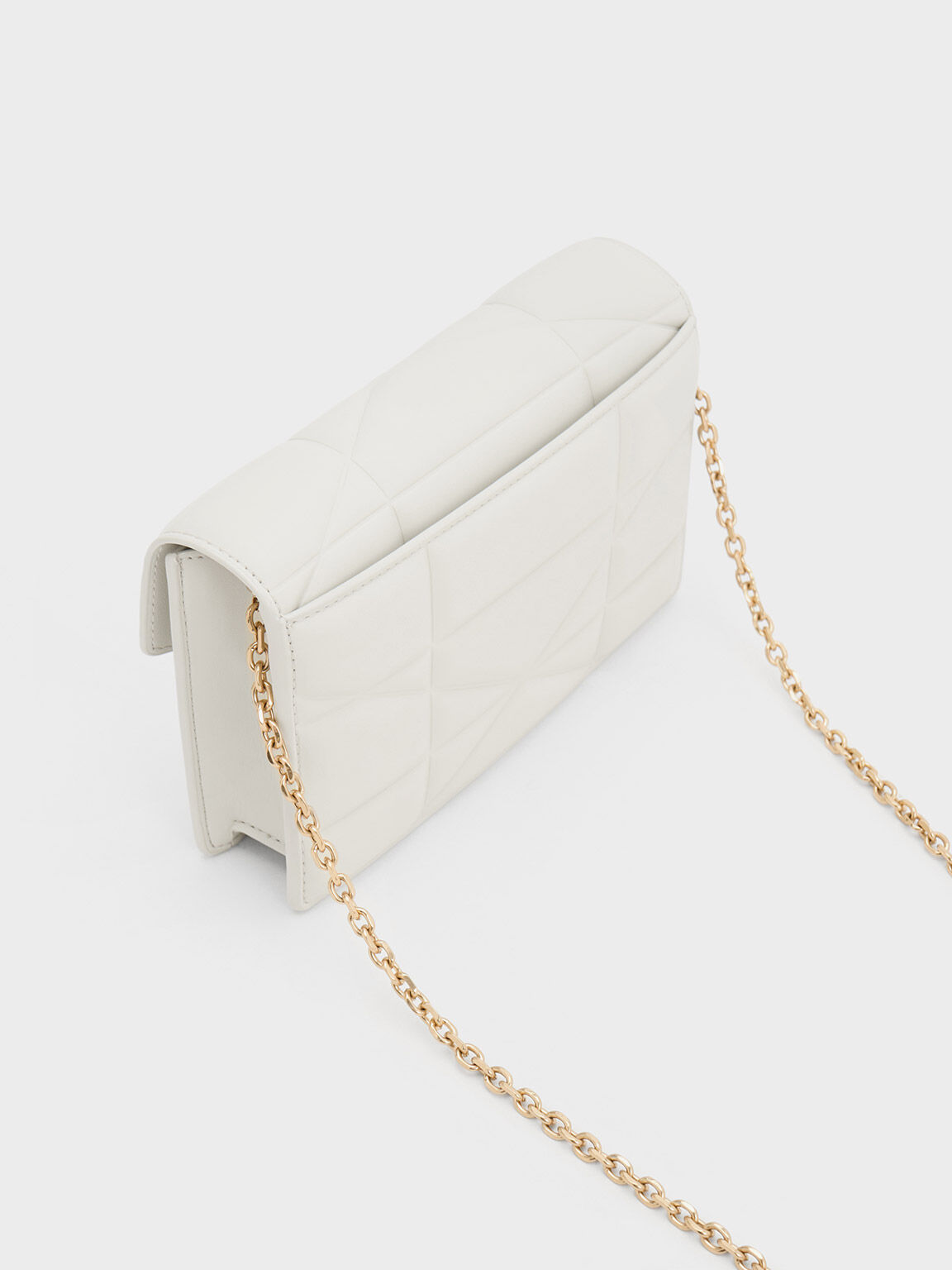 White chain clutch bag cheap