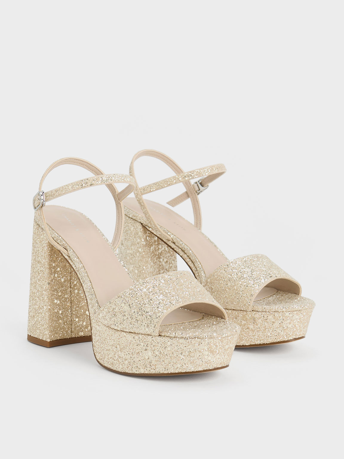 White strap sales platform sandals