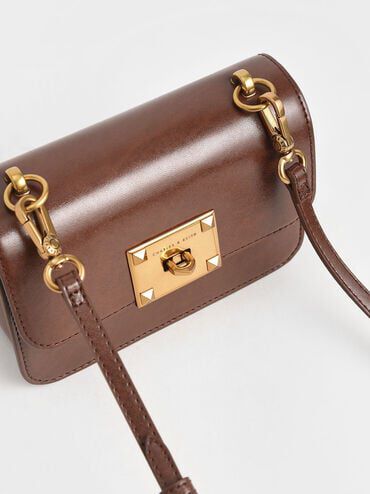 Raleigh Top Handle Bag, Chocolate, hi-res