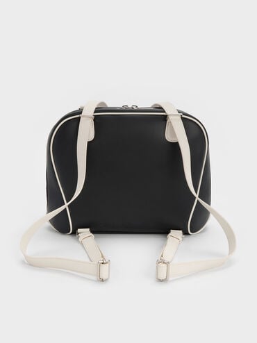 Nelly Two-Tone Boxy Backpack, Multi, hi-res