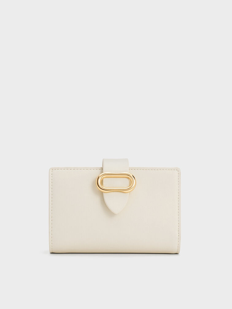 Daki Belted Wallet, Cream, hi-res