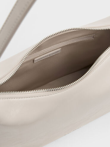 Atwood Chain Hobo Bag, Shell Grey, hi-res