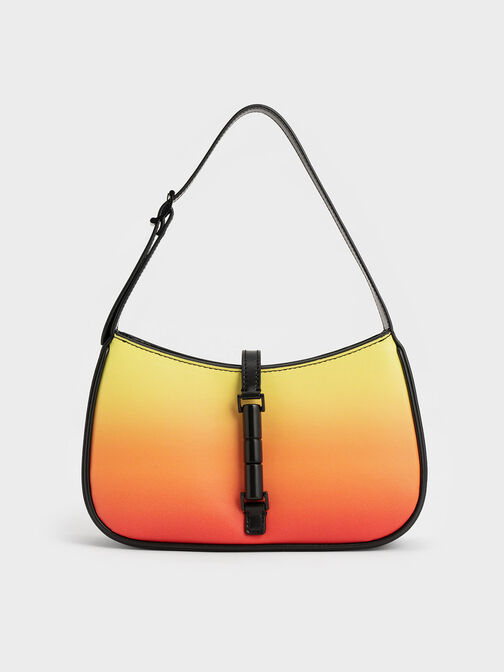 Cesia Ombre Shoulder Bag, Sunset, hi-res