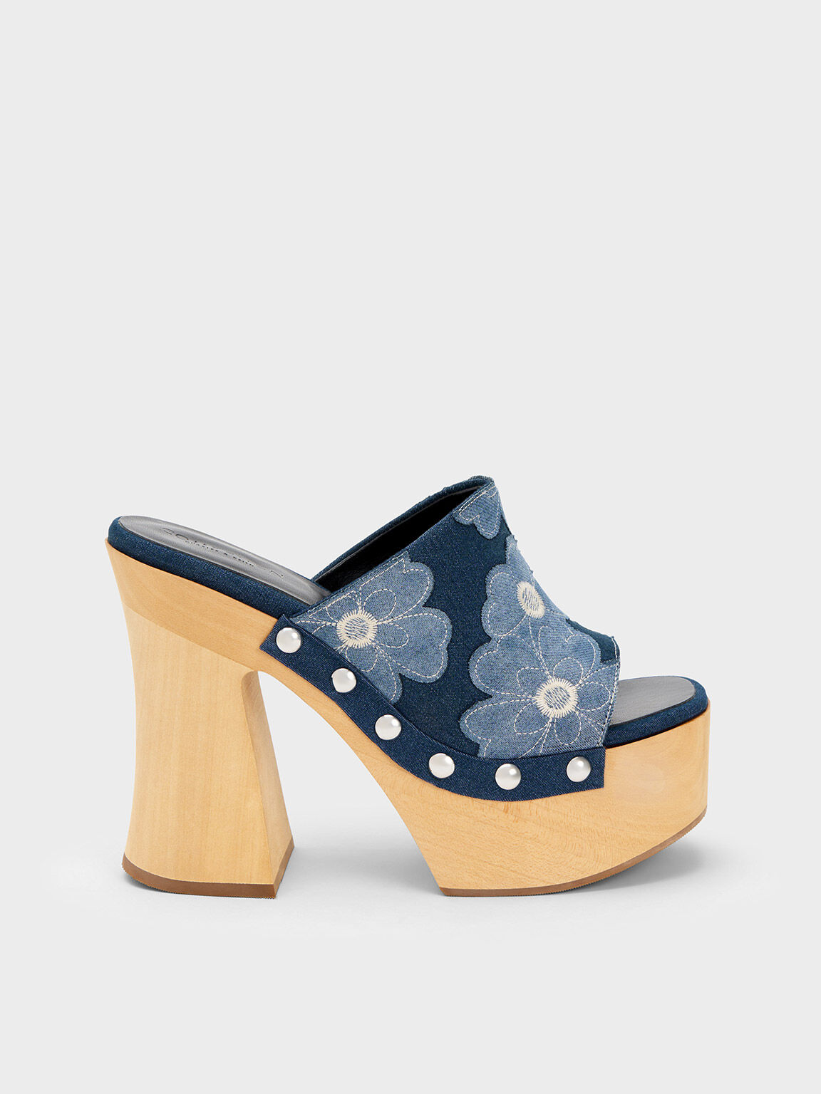 Block heel clogs sales