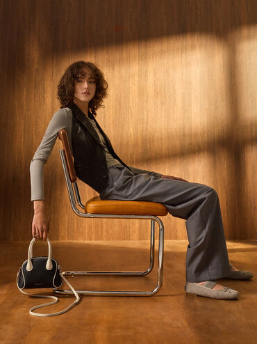 Nelly Two-Tone Bowling Bag, Multi, hi-res