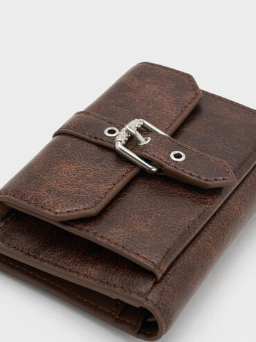 Blaise Grommet-Belt Wallet, Distressed Coffee, hi-res