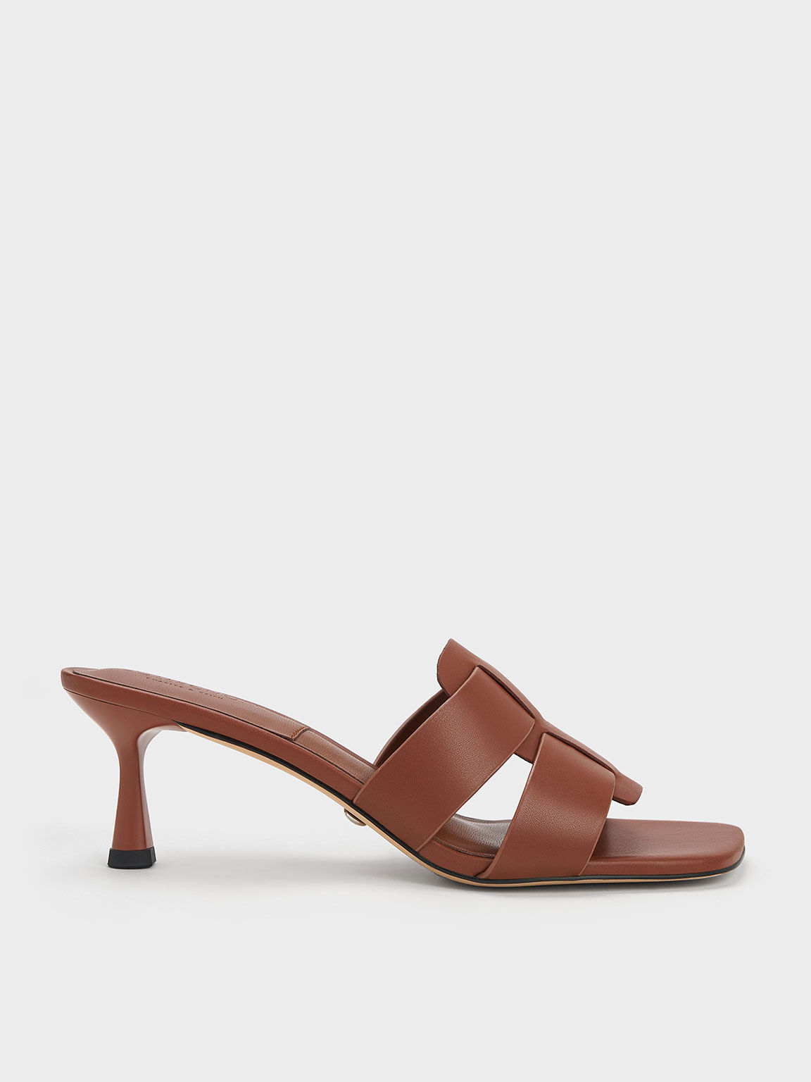 Tan leather mules heels 2025