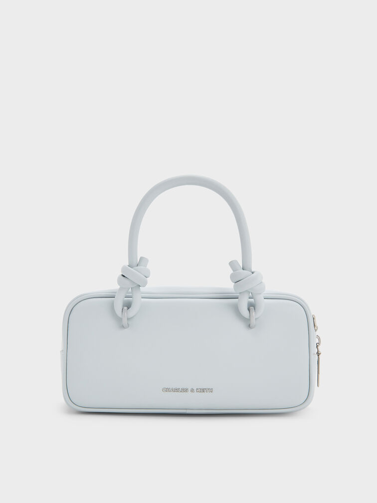Sammie Knotted-Handle Elongated Bag, Sea Salt Blue, hi-res