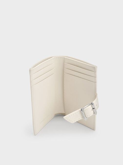 Bryna Belted Wallet, Cream, hi-res